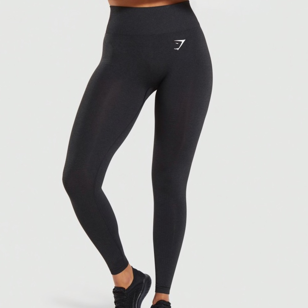 Gymshark Vital Seamless Leggings - Black Marl